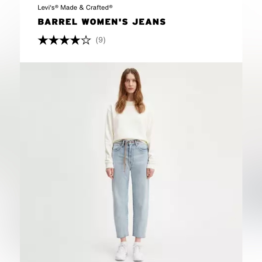 Levi’s Barrel Crop Jeans